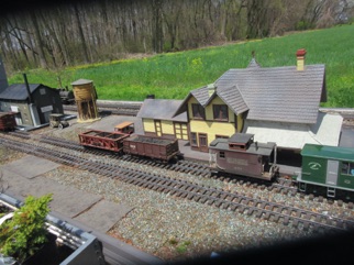 April 28.  Saturday.  My little box cab switcher is also operating.