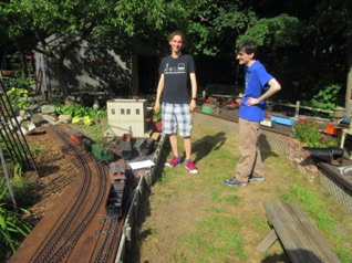 Will and his friend John showed up and wanted to run a train. I was elected supervisor, but quickly found out they didn't need my switching expertise.