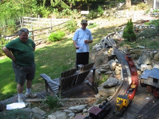 Jon and Ken work Majestic, but first they stage a meet with our oncoming train.
