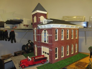 November 4.  The firehouse is done.