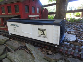 August 5.   The LSC Anniversary boxcar is completed.