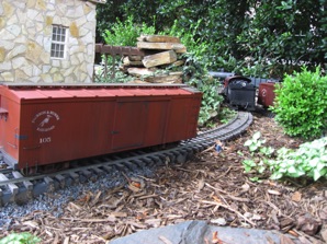 The boxcar is left at the mill.