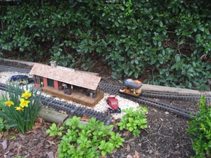 Ric's 'critter' makes it around my layout.