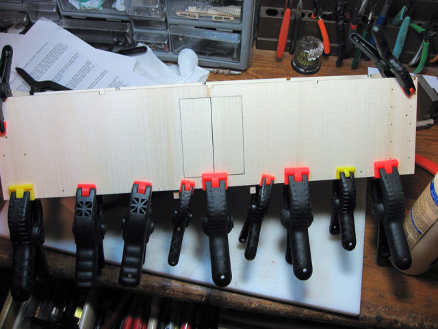 Gluing the sides